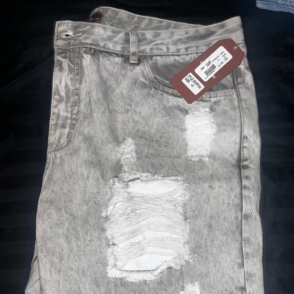 Brand New Crysp Demin stacked Jeans